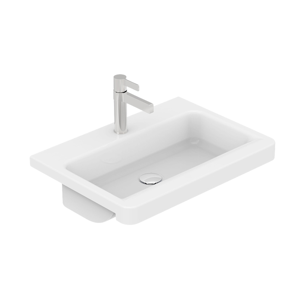 Integrity Semi Recessed Basin Gloss White