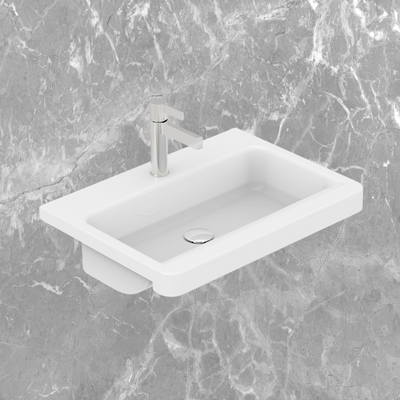 Integrity Semi Recessed Basin Gloss White