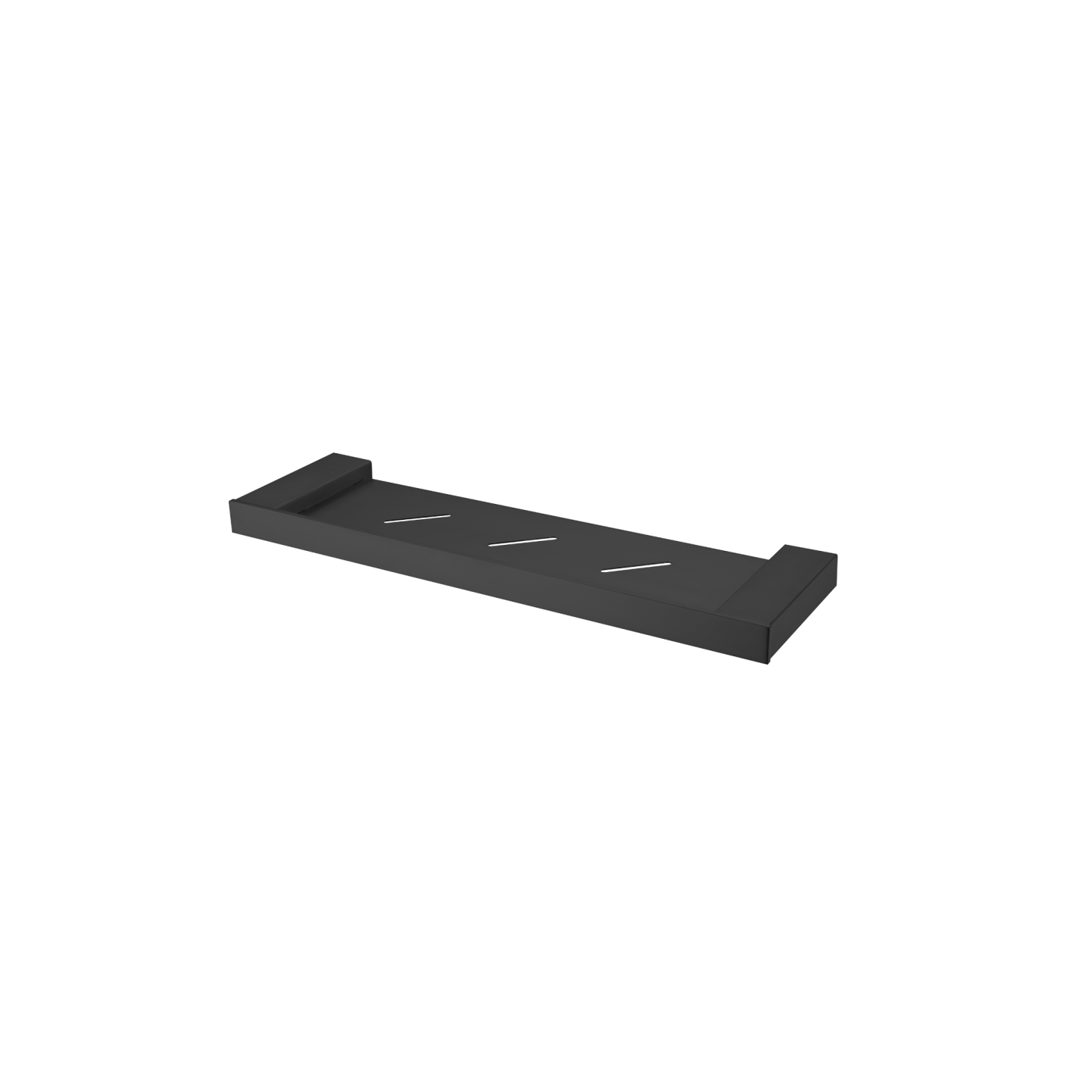 Athens Metal Shelf 420mm Matte Black