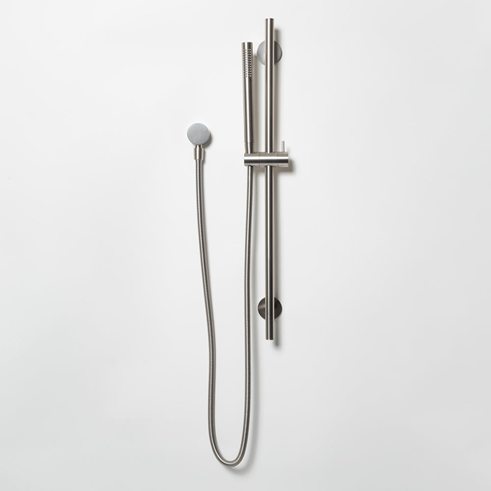 Mira Brushed Nickel Shower on Rail