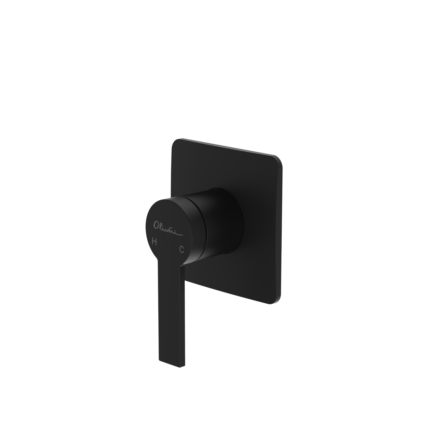 Barcelona Wall Mixer Matte Black