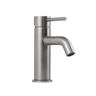 Mira Brushed Nickel Short Basin Mixer