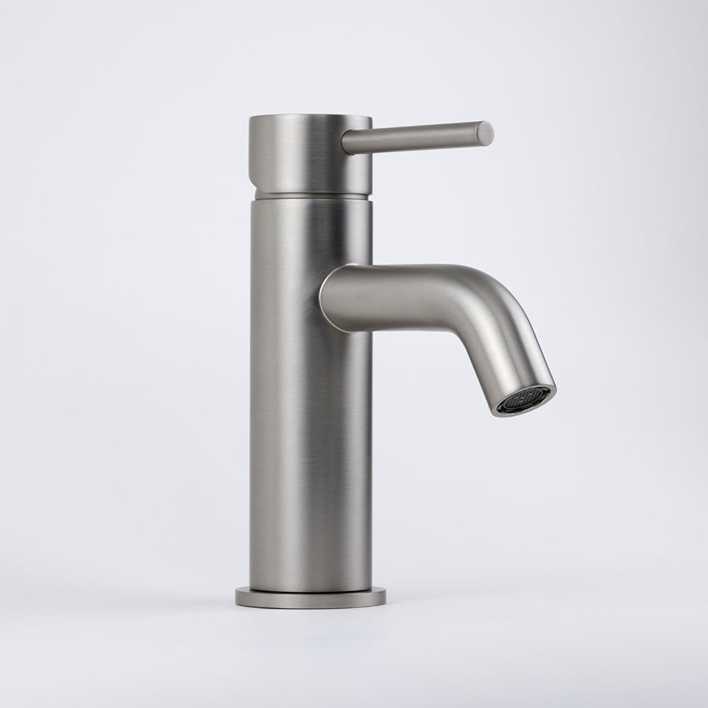 Mira Brushed Nickel Short Basin Mixer