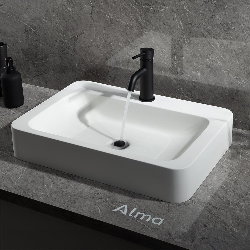 Mira Matte Black Short Basin Mixer