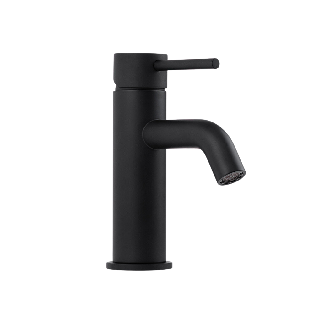 Mira Matte Black Short Basin Mixer