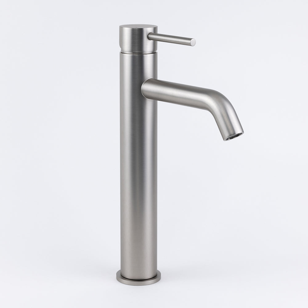 Mira Brushed Nickel Tall Basin Mixer