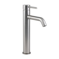 Mira Brushed Nickel Tall Basin Mixer