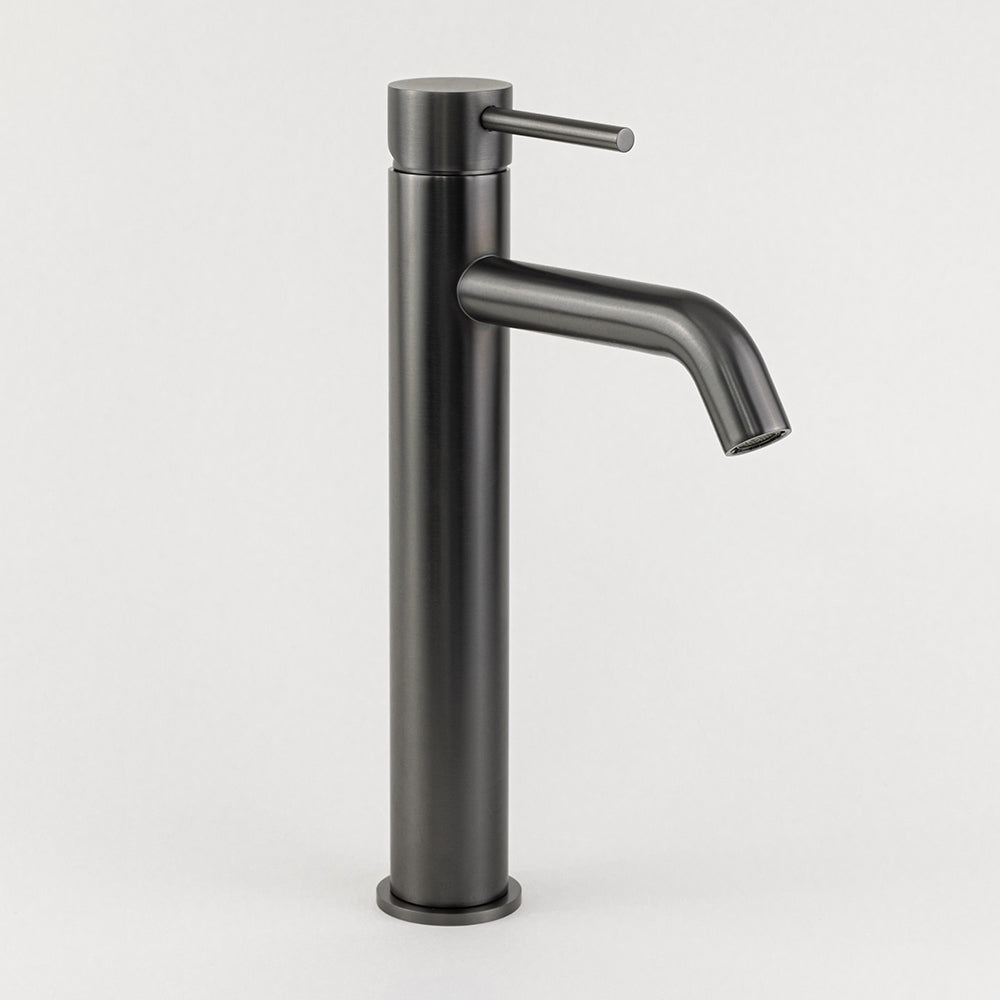 Mira Brushed Gunmetal Tall Basin Mixer