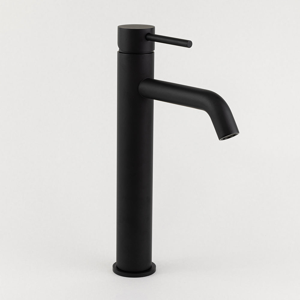 Mira Matte Black Tall Basin Mixer