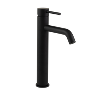 Mira Matte Black Tall Basin Mixer