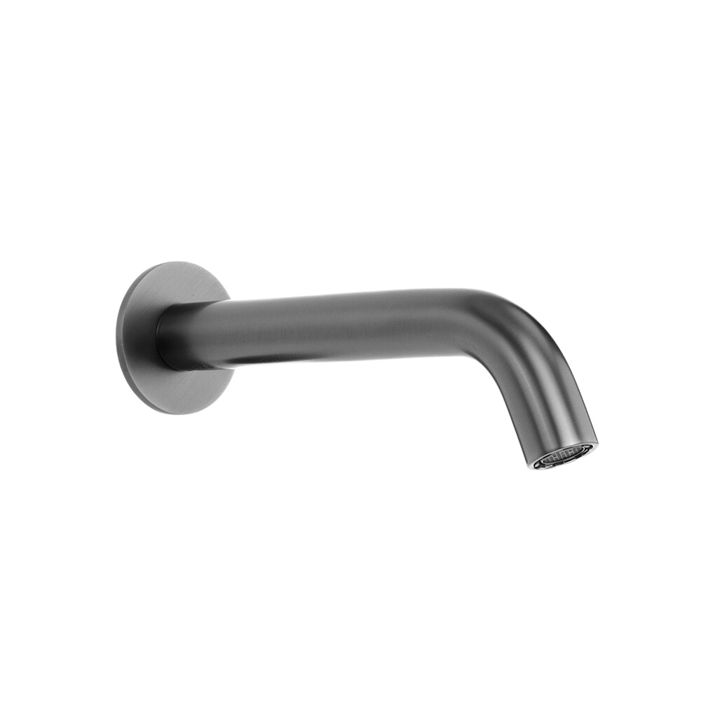 Mira Brushed Gunmetal Wall Spout