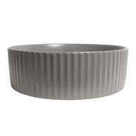 Camilla Fluted Matte Grey Basin