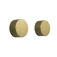 Simon Brushed Brass Gold Simple Circle Handles