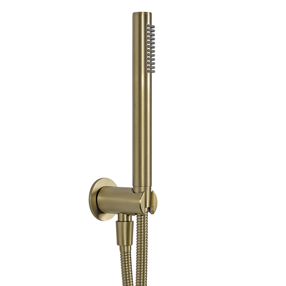 Mira Brushed Brass Gold Hand Shower and Hose