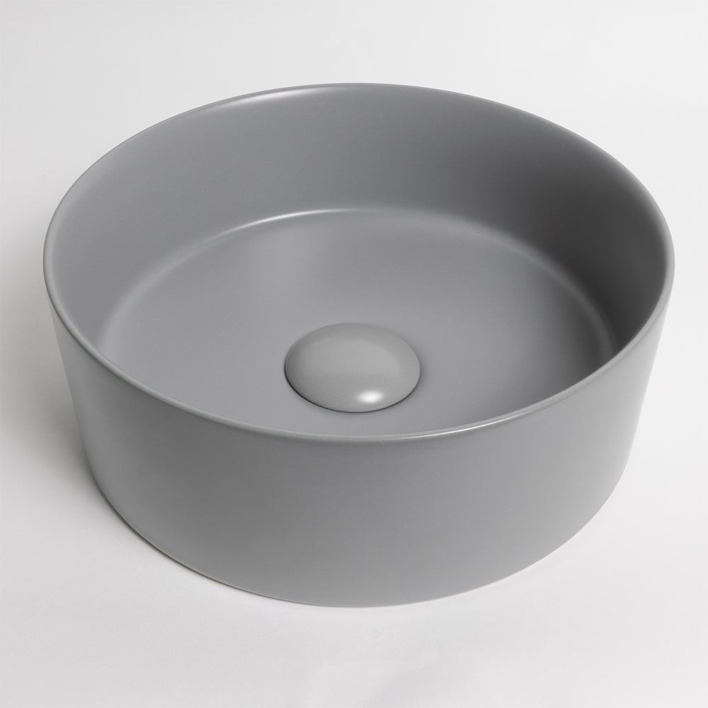 32mm Matte Grey Ceramic Pop Up Waste