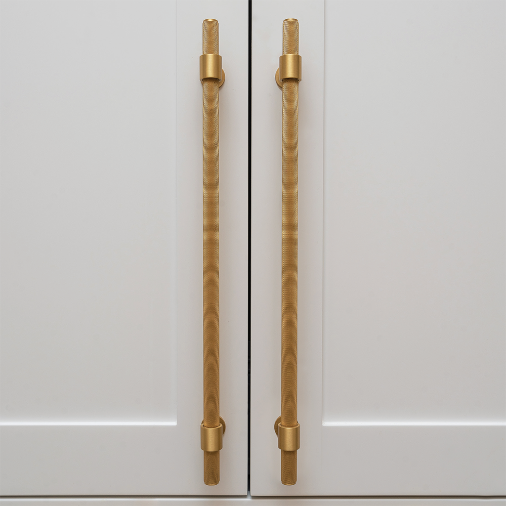 Momo Belgravia Solid Brass Bar Pull 320mm Brushed Satin Brass