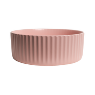 Lula Mini Fluted Matte Pink Basin