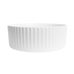 Lula Mini Fluted Matte White Basin