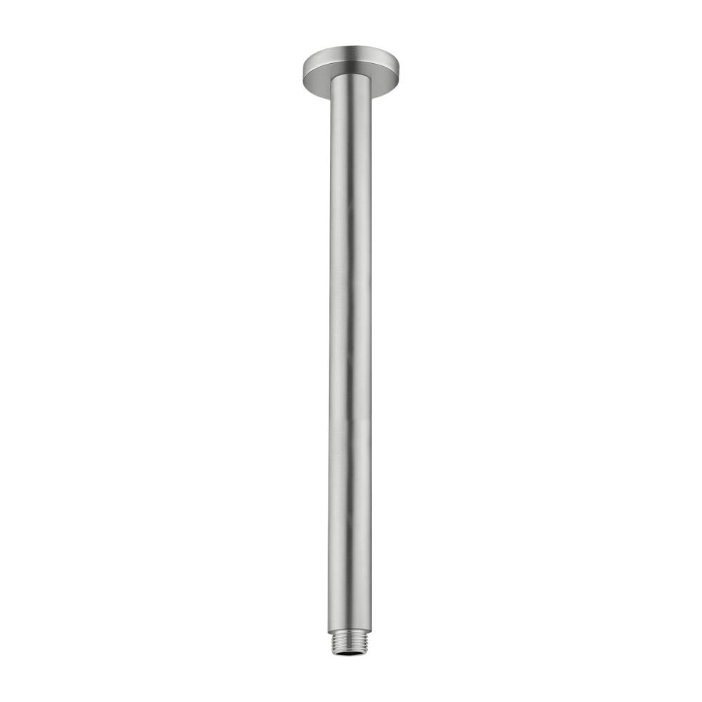 Round Ceiling Arm 300mm Brushed Nickel