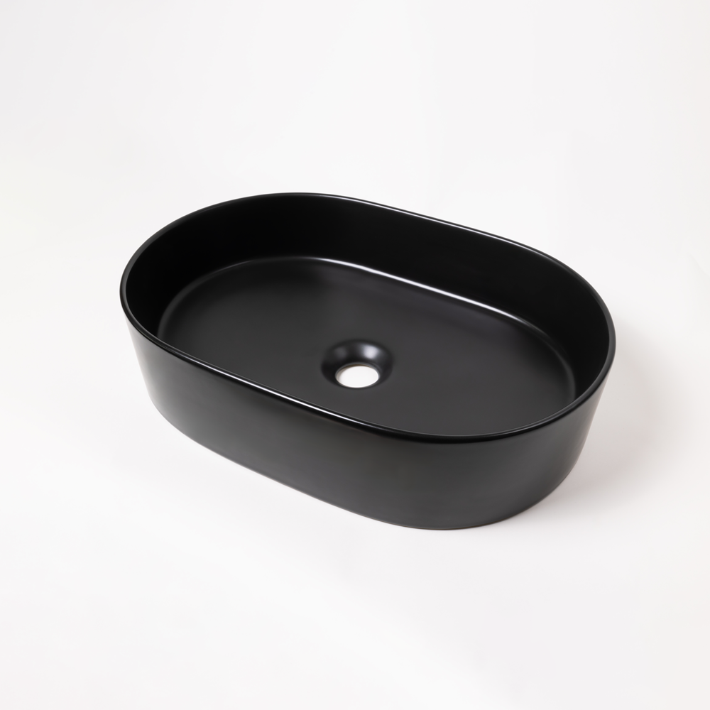 Peyton Matte Black Pill Basin