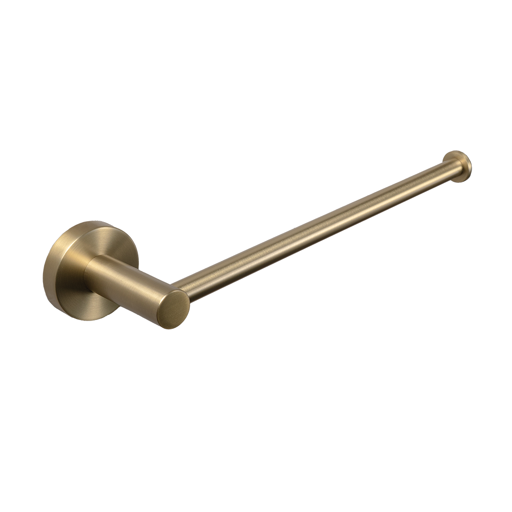 Farina 255 Hand Towel Rail Brushed Brass Gold