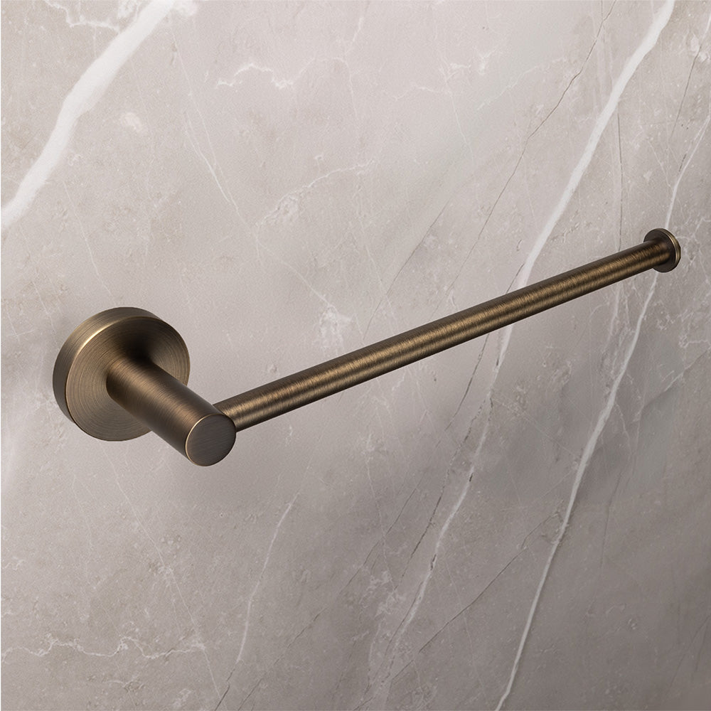 Farina 255 Hand Towel Rail Brushed Vintage Antique Brass