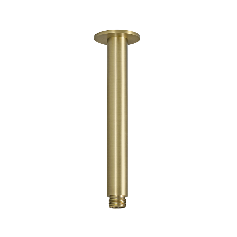 Mira Brushed Brass Gold Ceiling Shower Arm