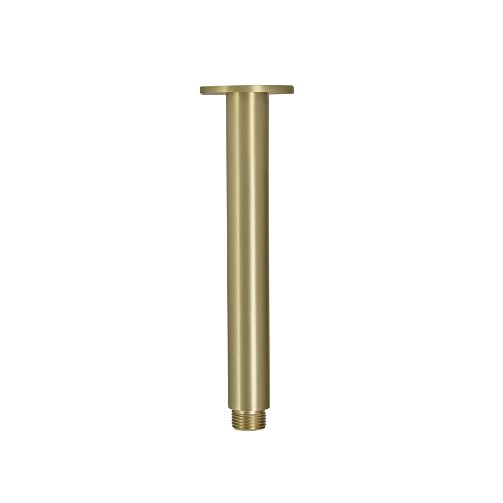 Mira Brushed Brass Gold Ceiling Shower Arm