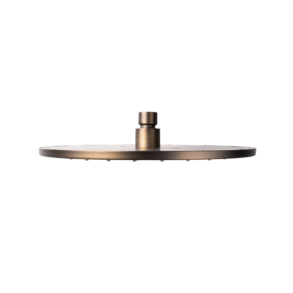 Mira 250mm Brushed Vintage Antique Brass Shower Head