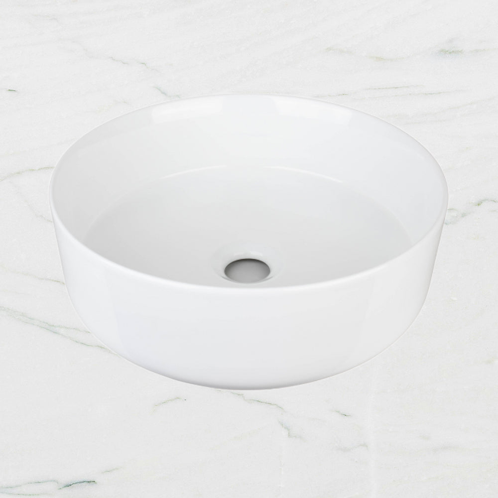 Jodi Gloss White Circle Basin