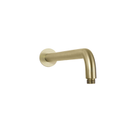 Mira Brushed Brass Gold Curved Shower Arm