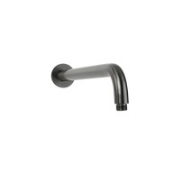 Mira Brushed Gunmetal Curved Shower Arm