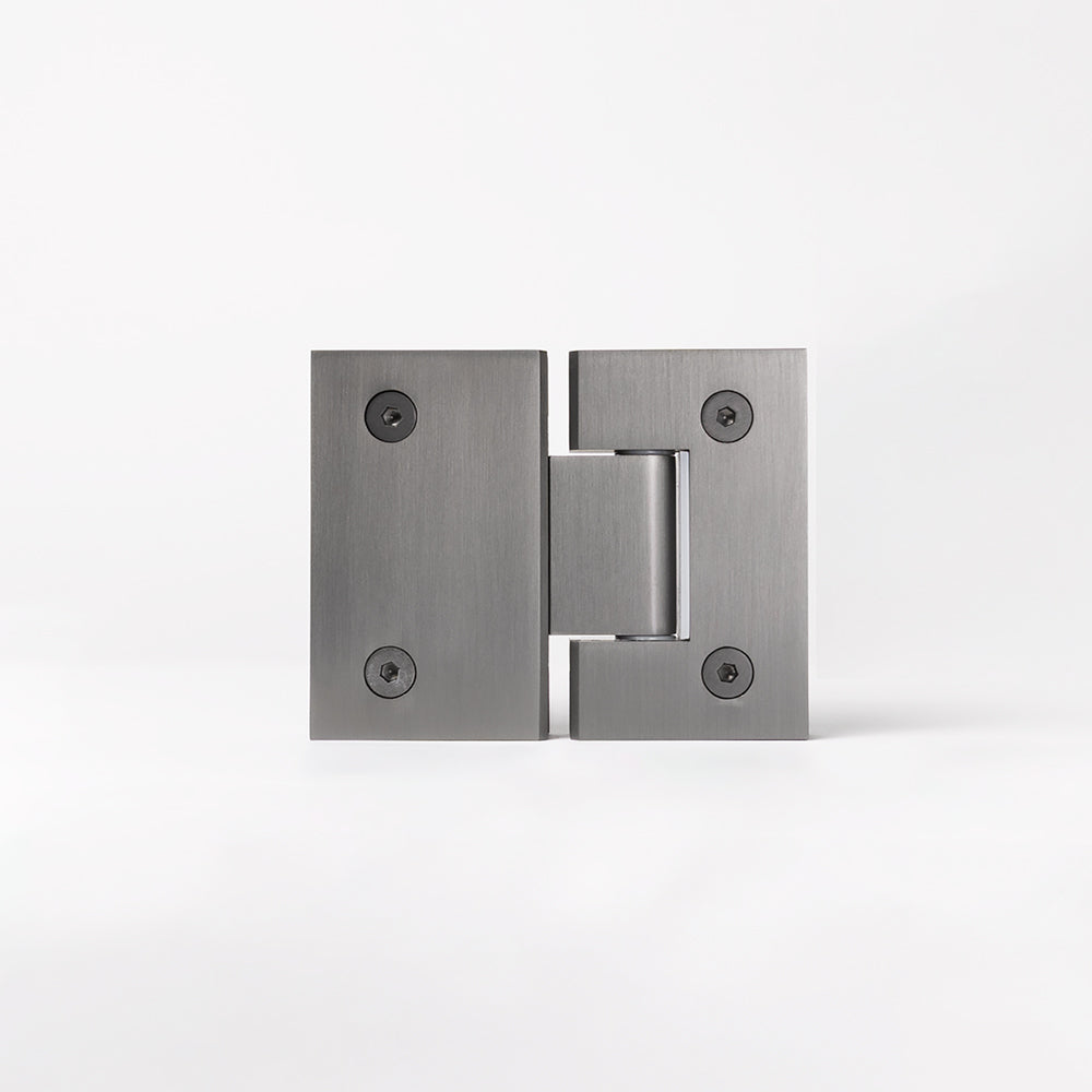 Anton Shower Hinge Brushed Gunmetal