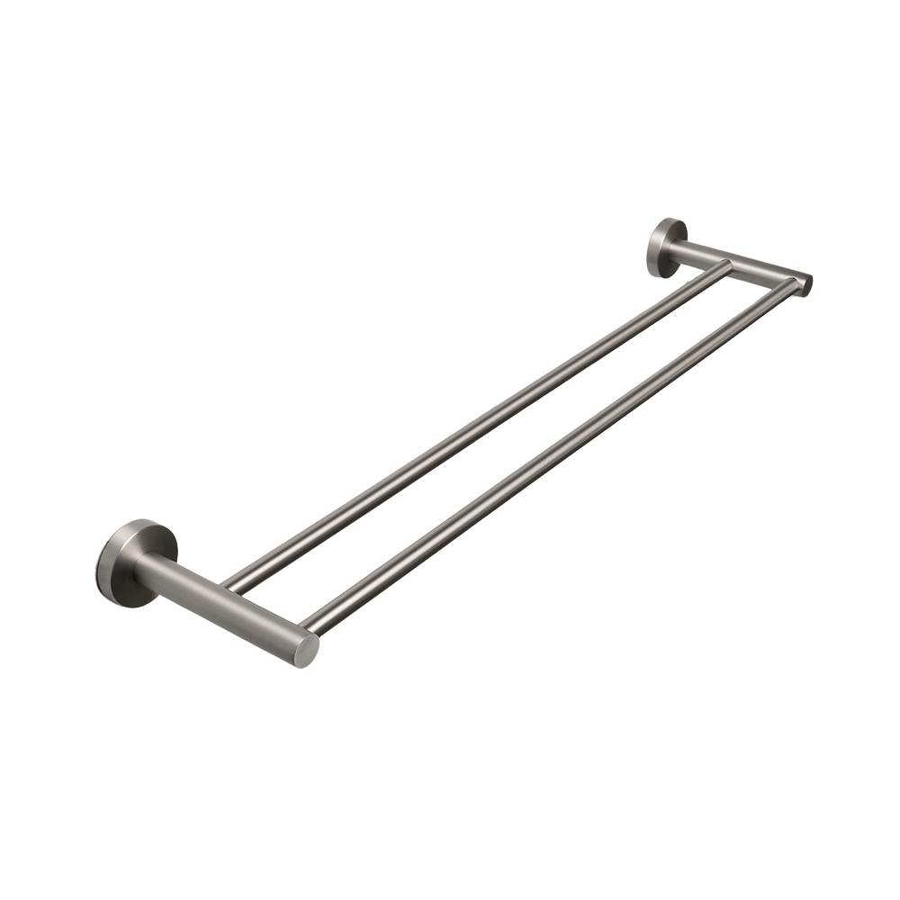 Farina 600 Double Towel Rail Brushed Nickel