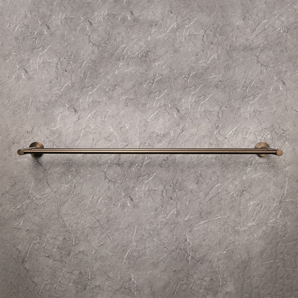 Farina 800 Double Towel Rail Brushed Vintage Antique Brass