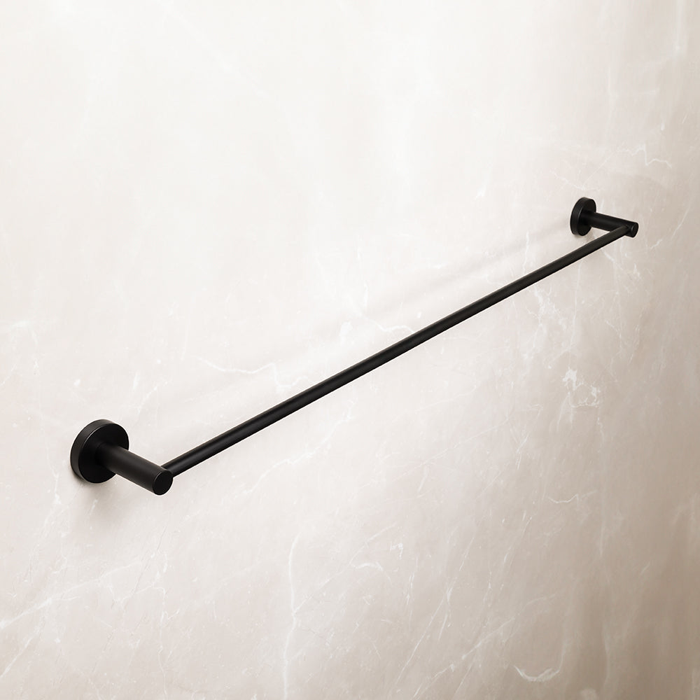 Farina 800 Single Towel Rail Matte Black