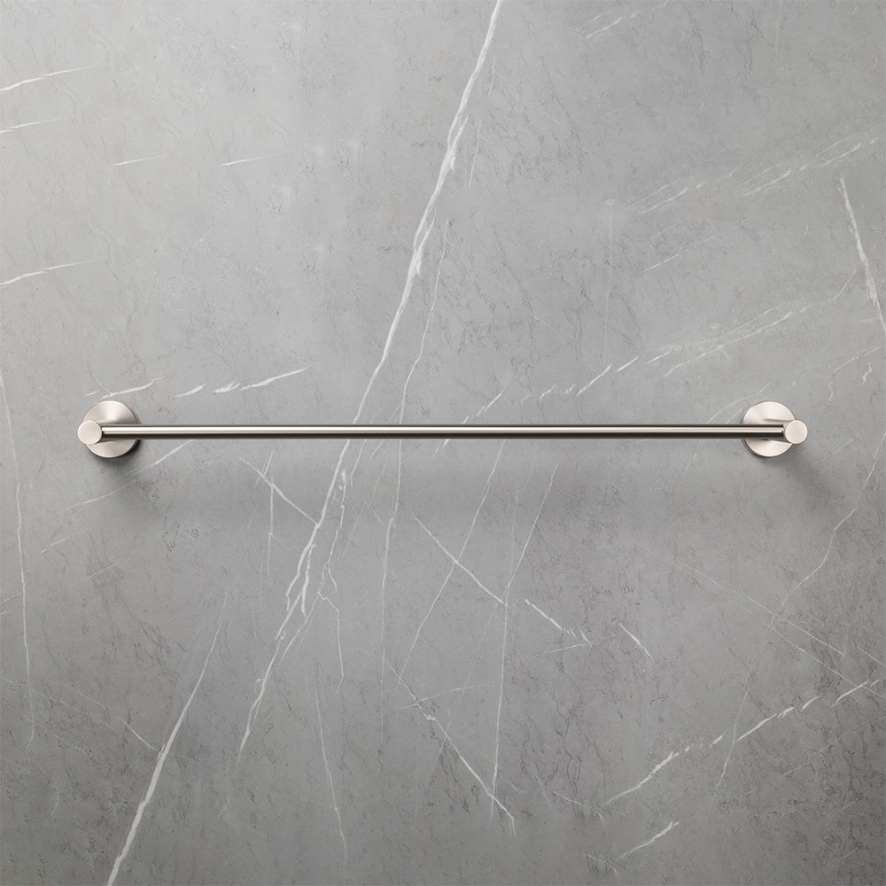 Farina 600 Single Towel Rail Brushed Nickel