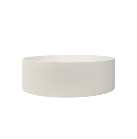 #Cameron Sea Salt White Circle Concrete Basin