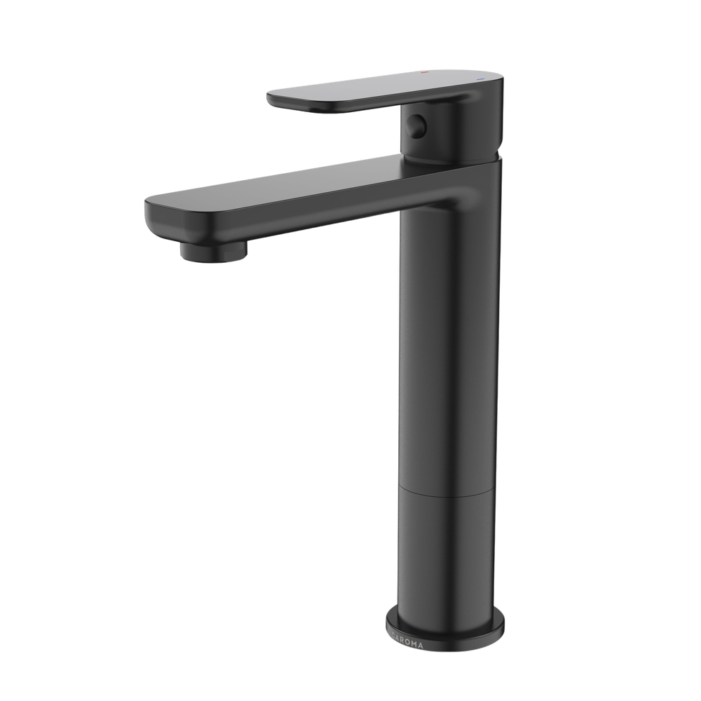 Luna Mid Basin Mixer Black Lead Free