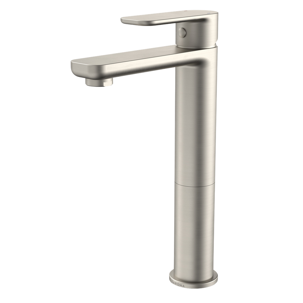 Luna Tower Basin Mixer Brushed Nickel Lead Free