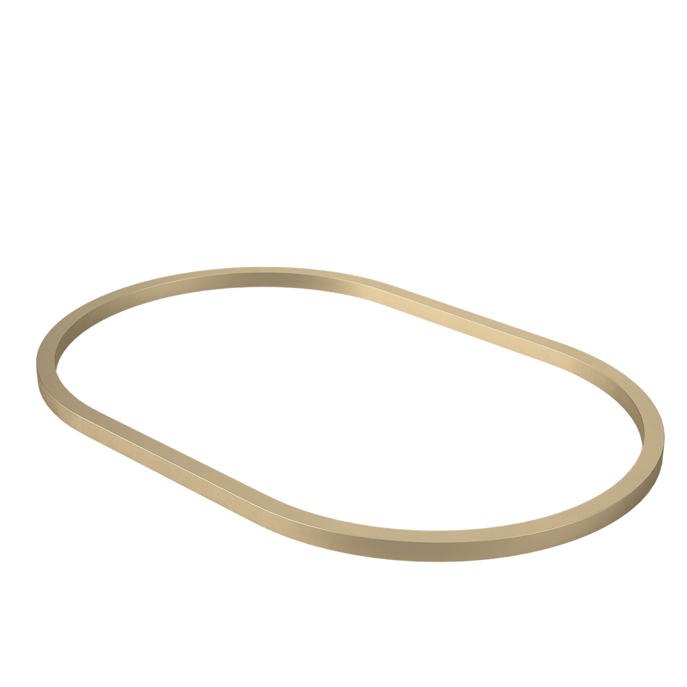 Liano II 600mm Pill Dress Ring Brushed Brass