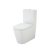 Caroma Luna Square Cleanflush Wall Faced Toilet Suite Back Entry White