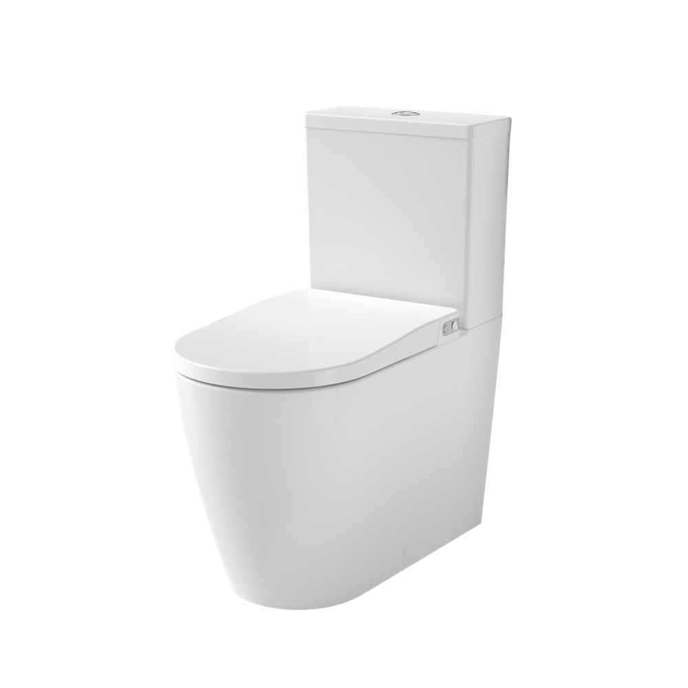 Urbane II Bidet Cleanflush Wall Faced Close Coupled Bottom Inlet Toilet Suite