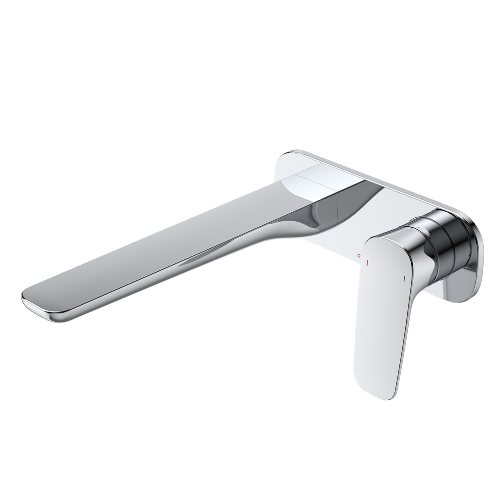 Contura II Wall Basin/Bath Mixer 220mm Chrome