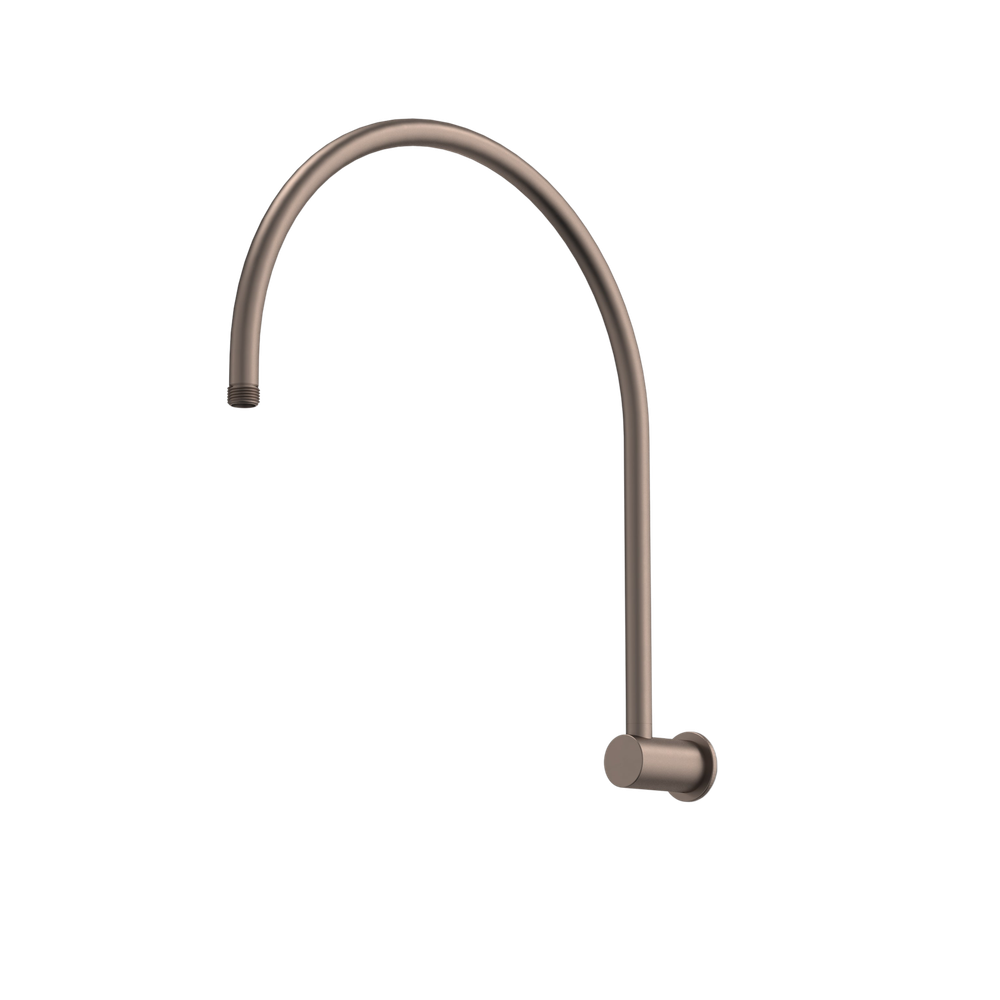 Caroma Upswept Shower Arm Brushed Bronze