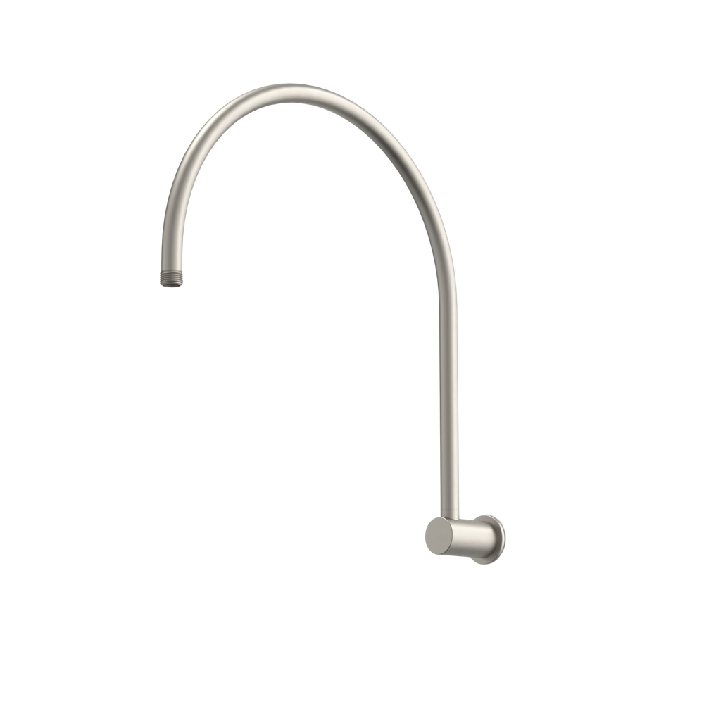 Caroma Upswept Shower Arm Brushed Nickel