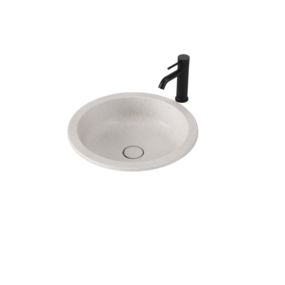 Liano II 440mm Round Under/Over Counter Basin Matte Speckled