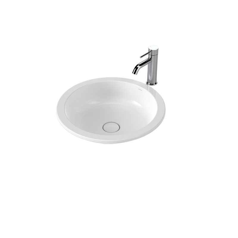 Liano II 440mm Round Under/Over Counter Basin White