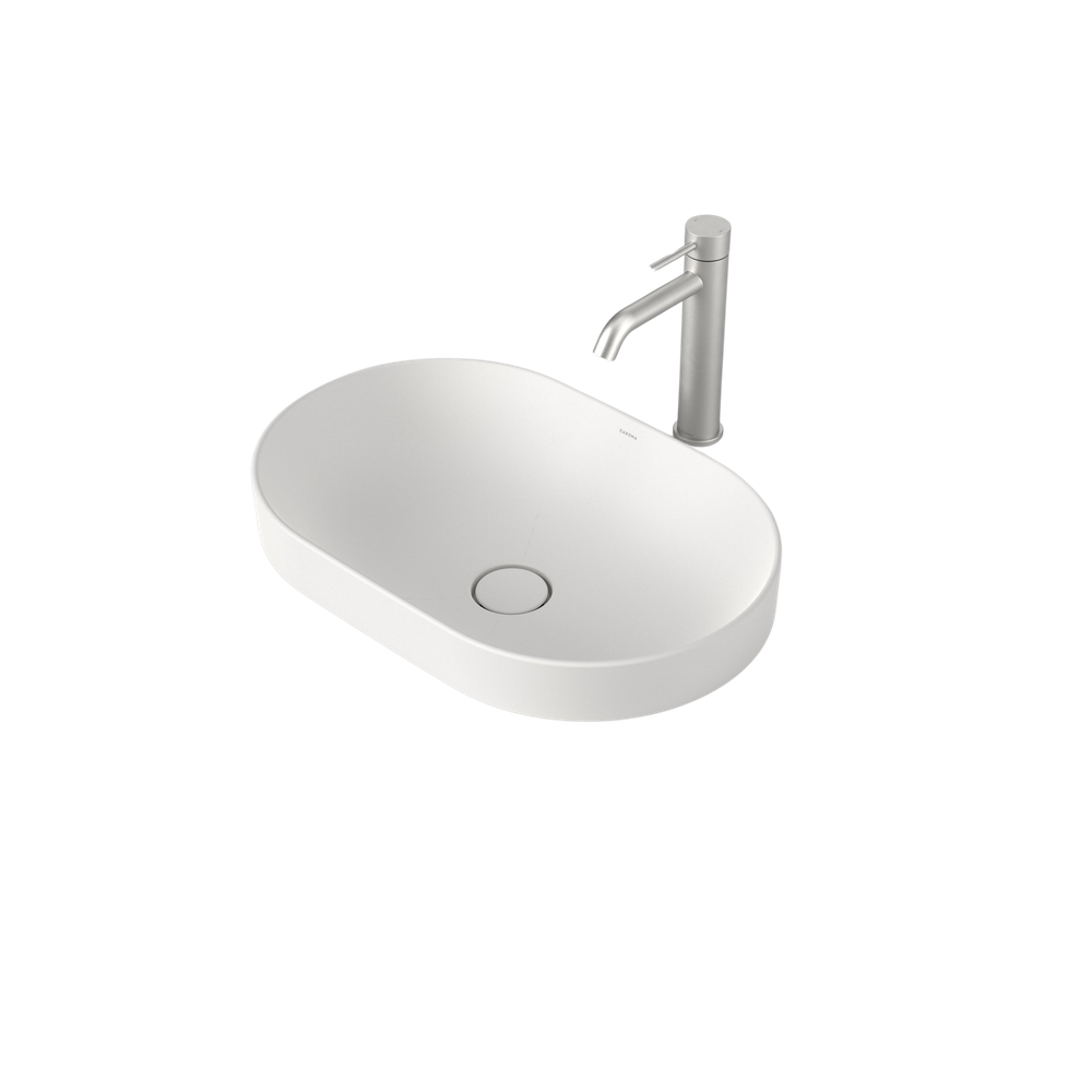 Liano II 530mm Pill Inset Basin Matte White