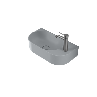 Liano II Hand Wall Basin Matte Grey